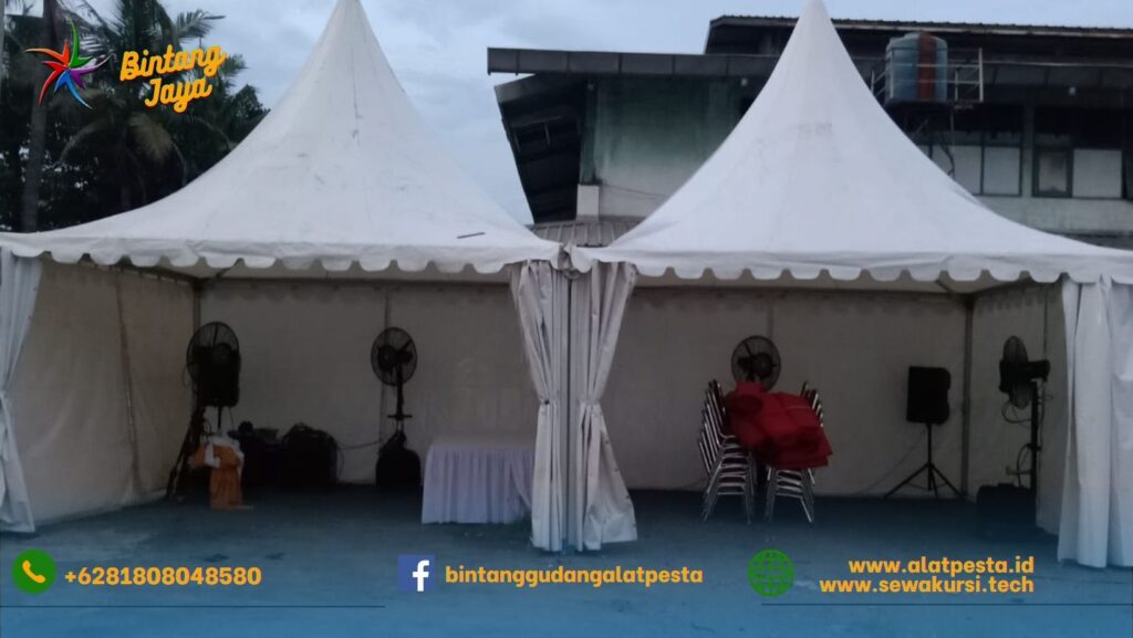 Sewa Tenda Tipe Atap Kerucut Event IPB Bogor