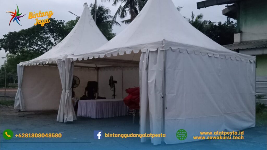 Sewa Tenda Tipe Atap Kerucut Event IPB Bogor