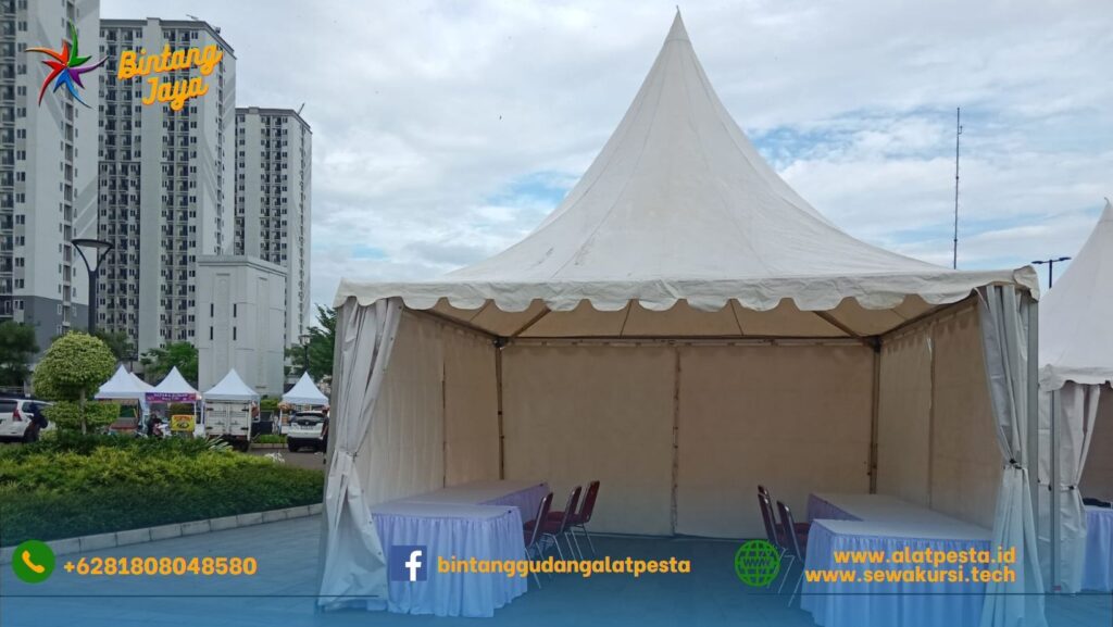 Sewa Tenda Tipe Atap Kerucut Event IPB Bogor