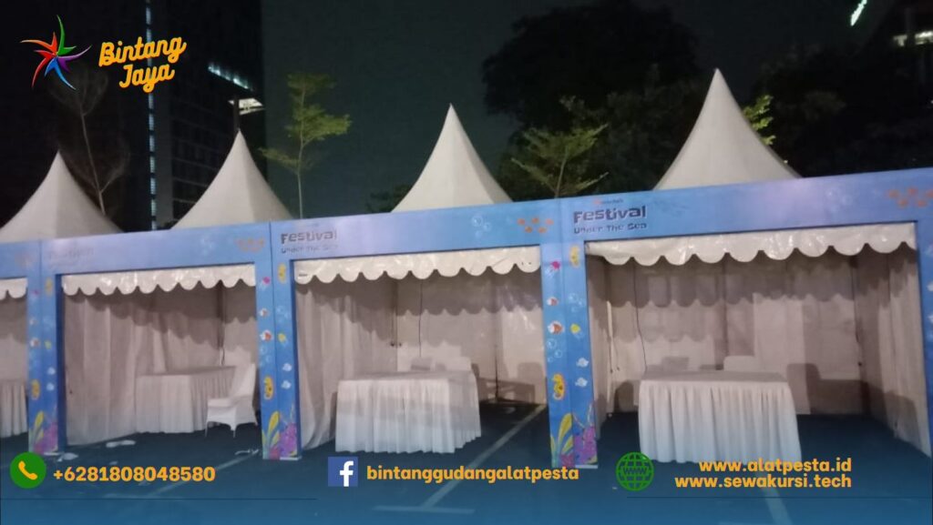 Sewa Tenda Tipe Atap Kerucut Event IPB Bogor