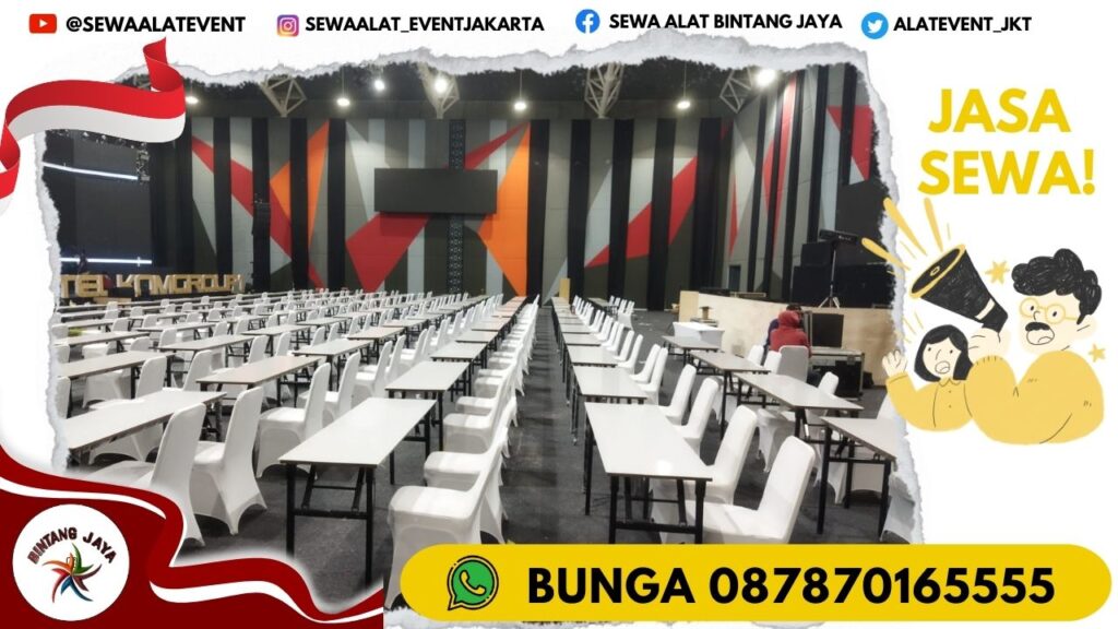 SEWA IBM MEJA TYPE PANJANG UKURAN 45X180CM DI JAKARTA