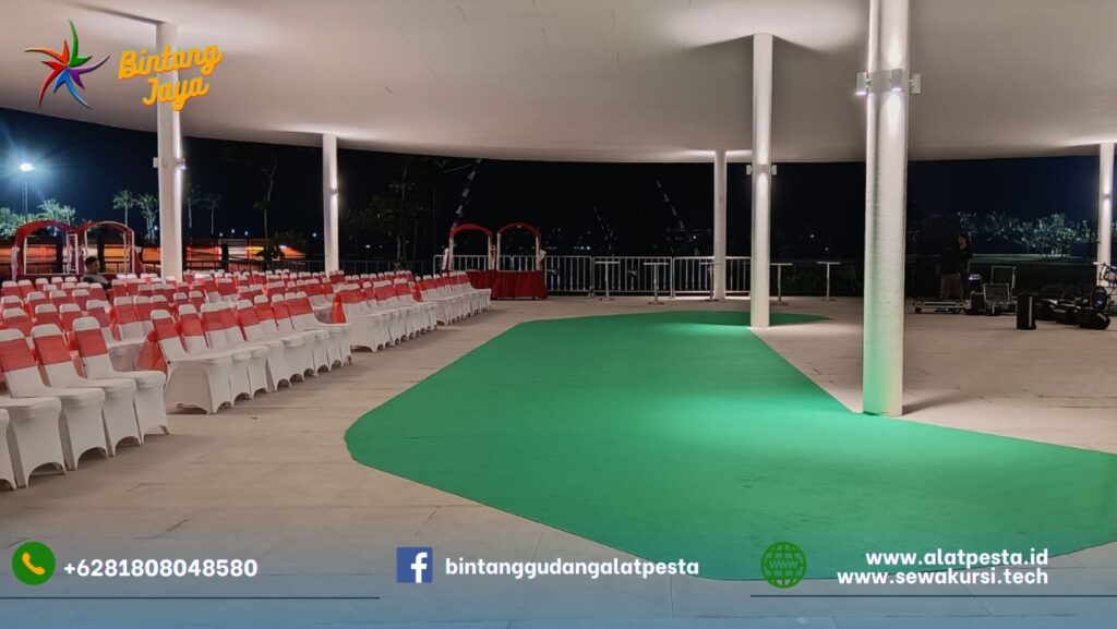 Sewa Kursi Meja Panggung Backdrop Karpet Acara Pesta Rakyat PIK 2 Jakarta