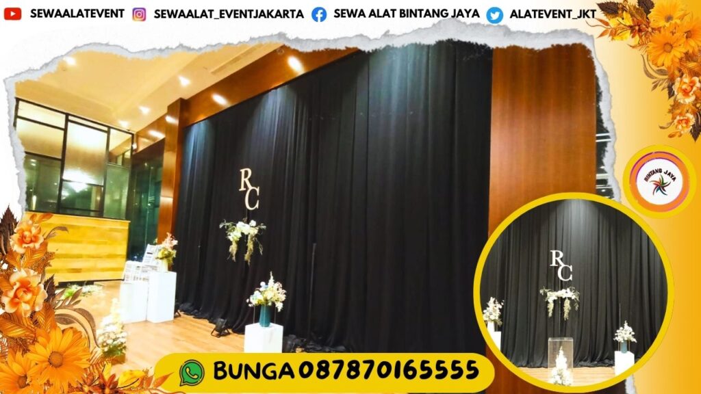 SEWA KAIN TIRAI HITAM LOTTO AREA GATOT SUBROTO JAKARTA