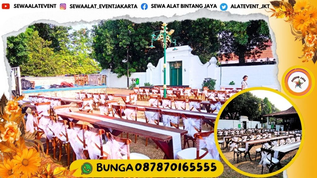 SEWA KURSI TYPE VIP CROSSBACK EVENT SPESIAL DAN MEWAH KRATON CIREBON