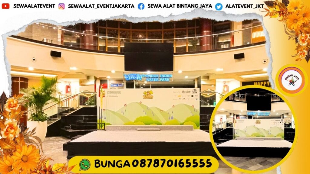 FREE ONGKIR SEWA PANGGUNG INDOOR OUTDOOR TINGGI 50CM AREA TERDEKAT BOGOR