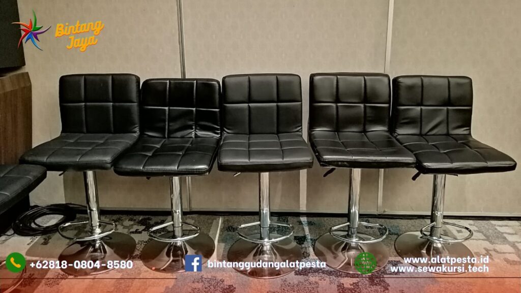 Jasa Sewa Kursi Bar Minimalis Kotak Putih Area Jakarta