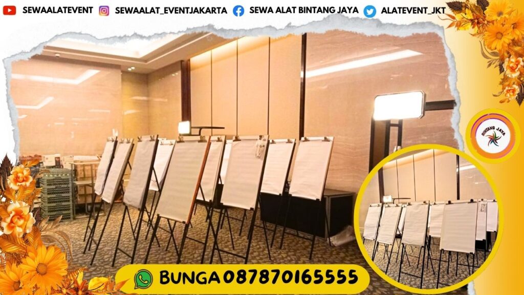 TEMPAT JASA SEWA FLIPCHART STANDING AREA TERDEKAT JAKARTA 2024