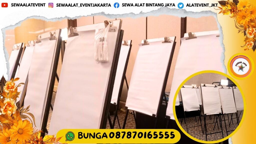 TEMPAT JASA SEWA FLIPCHART STANDING AREA TERDEKAT JAKARTA 2024