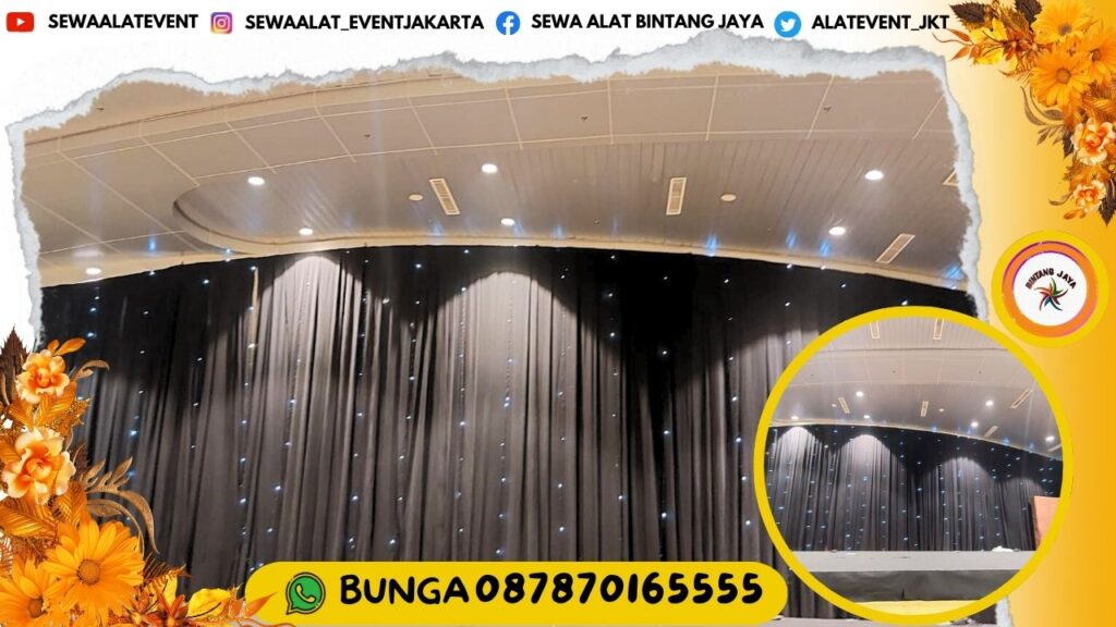 JASA SEWA TIRAI HITAM AREA BIDAKARA JAKARTA EVENT SPESIAL DAN MEWAH