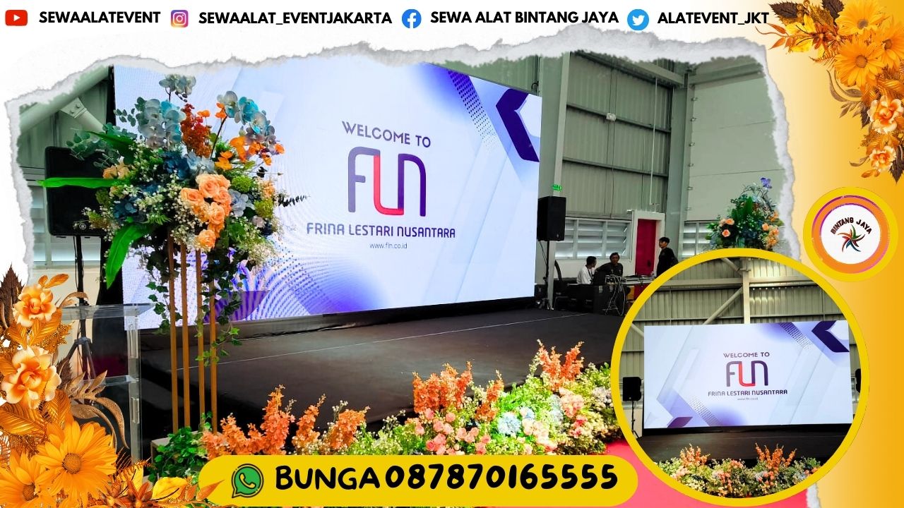 JASA SEWA SET BACKDROP PANGGUNG ACARA BESAR DAN SPESIAL AREA TERDEKAT JAKARTA BARAT