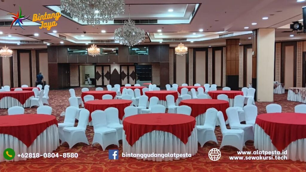 Harga Spesial Promo Sewa Meja Bundar Dan Kursi Cover Area Jakarta