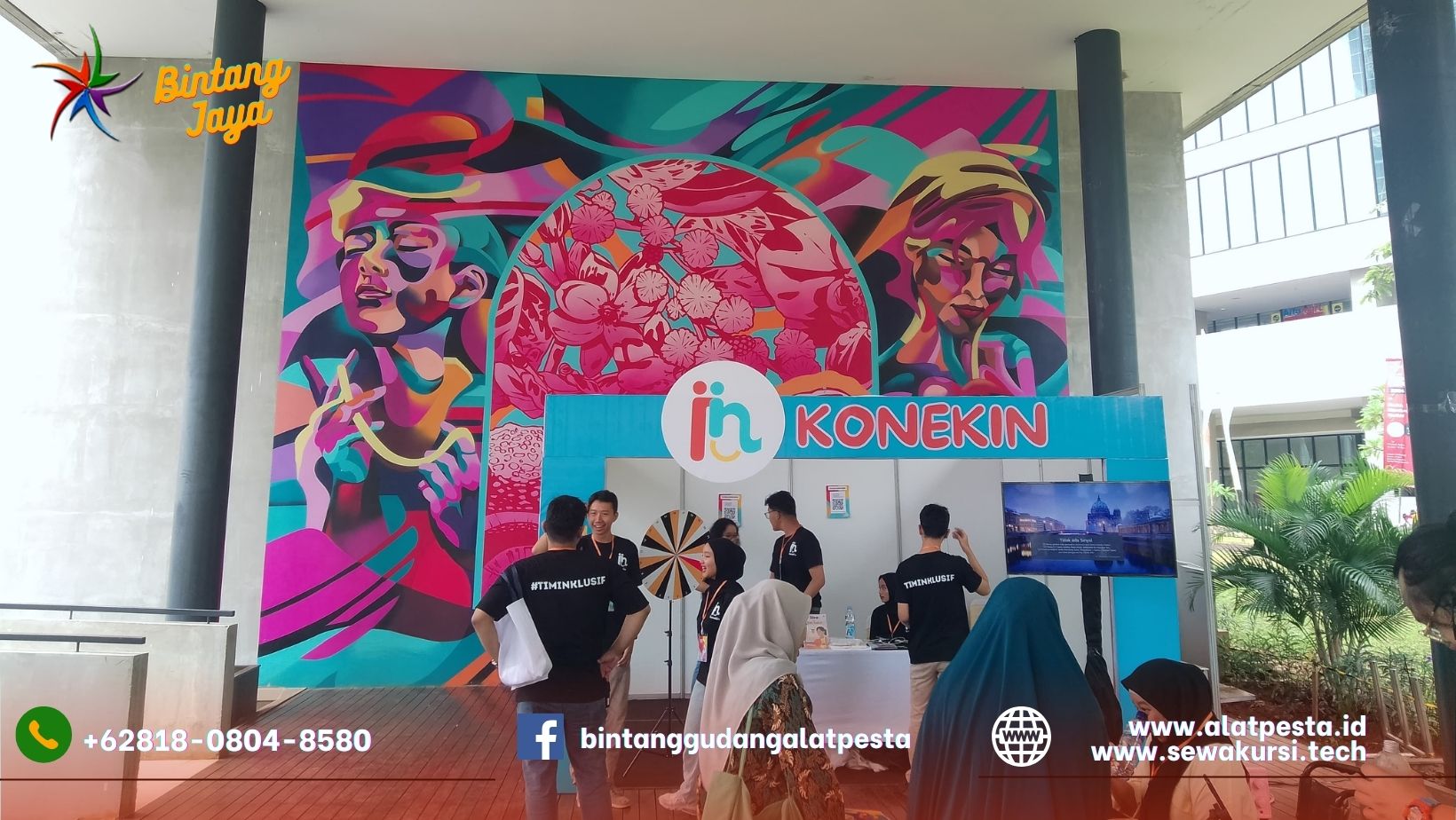 Sewa Backdrop Karpet Merah Dan Kursi Futura Area Jakarta