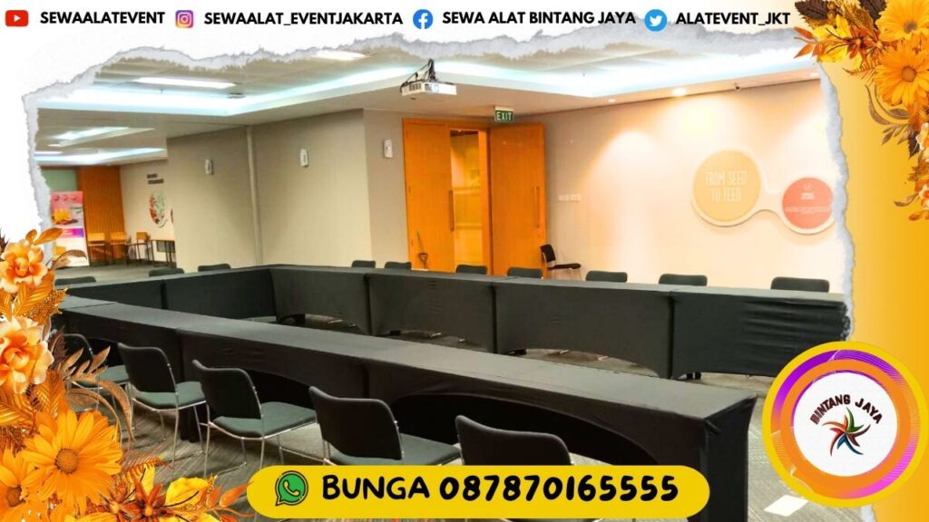 JASA SEWA MEJA IBM COVER TAPLAK KETAT HITAM WILAYAH DEPOK JABAR SIAP KIRIM