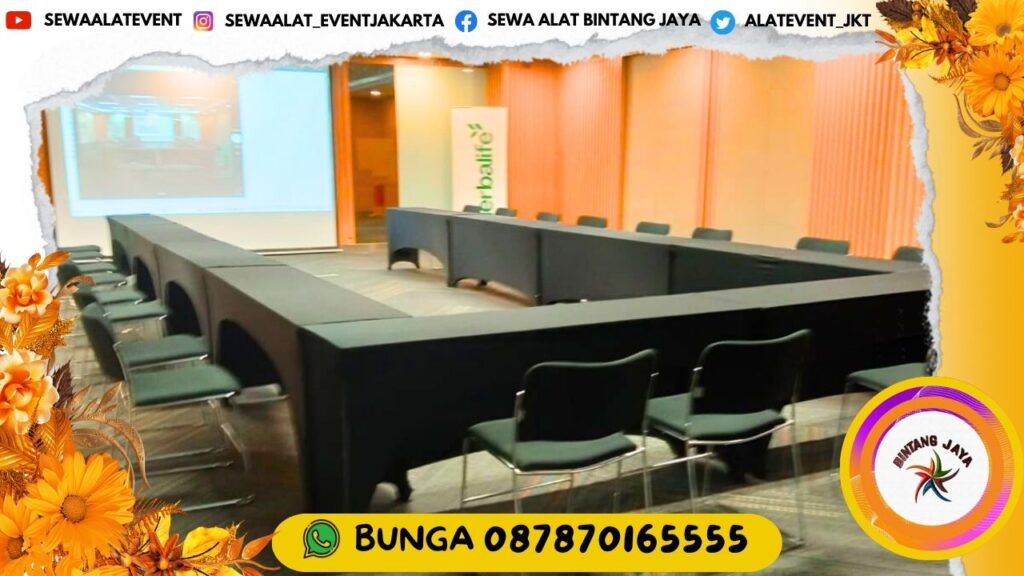 JASA SEWA MEJA IBM COVER TAPLAK KETAT HITAM WILAYAH DEPOK JABAR SIAP KIRIM