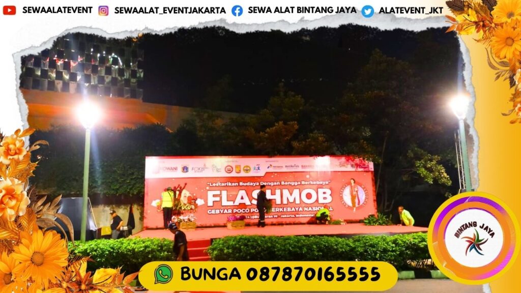 SEWA SATU SET PANGGUNG BACKDROP DAN KURSI HARGA SPESIAL TAHUN BARU WILAYAH JAKARTA