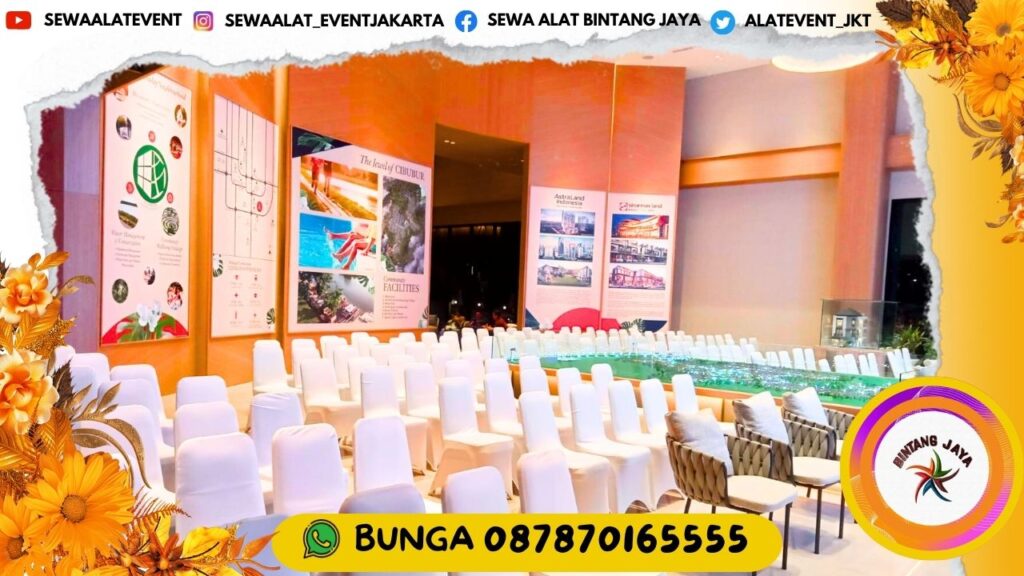 JASA SEWA KURSI FUTURA COVER PUTIH BUSA TEBAL DAN NYAMAN DI JAKARTA