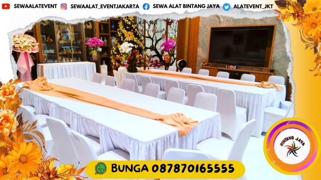 SEWA KURSI MEJA KOTAK HARGA SPESIAL AKHIR TAHUN 2024 AREA JAKARTA FREE ONGKIR