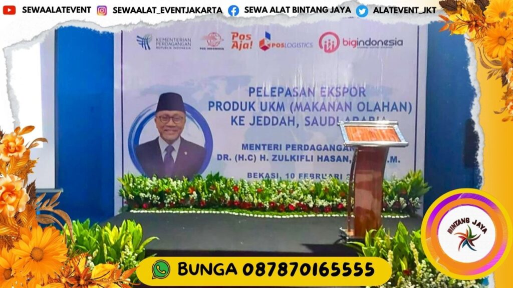 JASA SEWA PODIUM FRAME STAINLESS WARNA COKLAT DI JAKARTA: MENINGKATKAN PROFESIONALISME ACARA