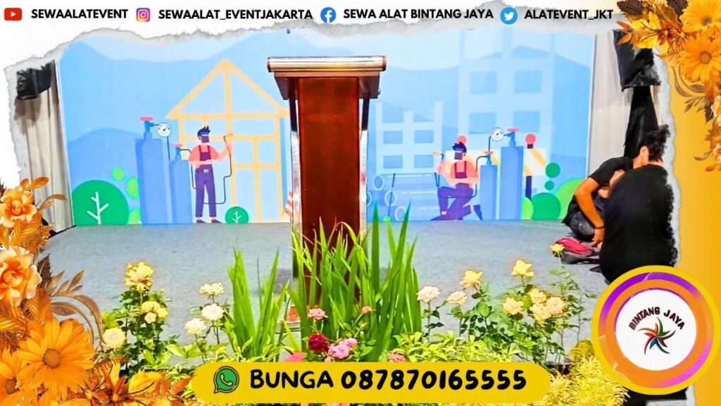 JASA SEWA PODIUM FRAME STAINLESS WARNA COKLAT DI JAKARTA: MENINGKATKAN PROFESIONALISME ACARA
