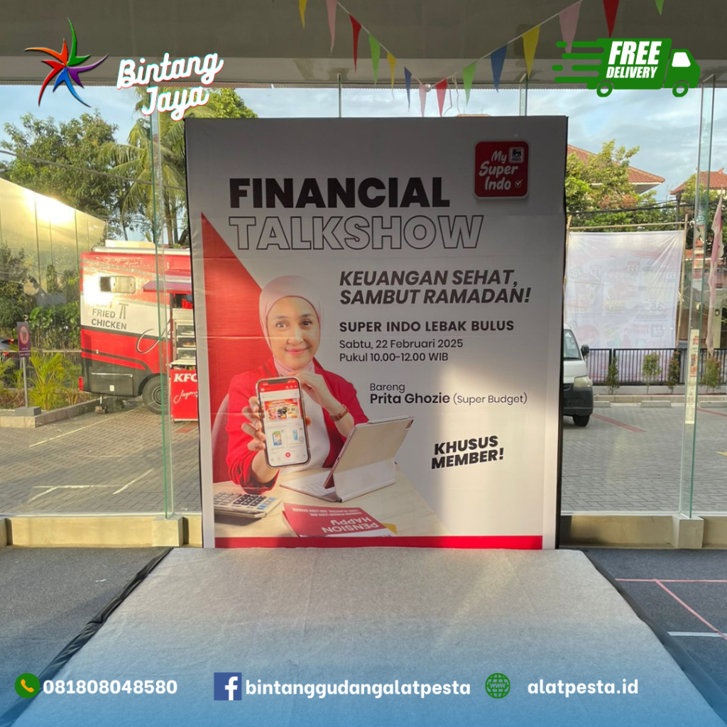 Sewa Backdrop Customize Ukuran Di Menteng Jakarta Selatan