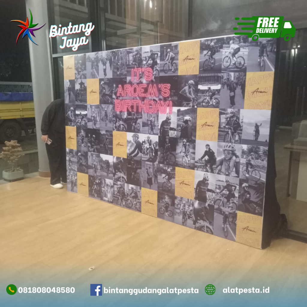 Sewa Backdrop Customize Ukuran Di Menteng Jakarta Selatan