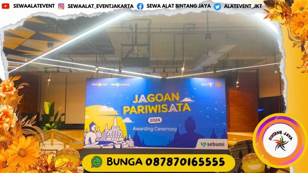 SEWA BACKDROP CUSTOMIZE UKURAN DI MENTENG JAKSEL PEMASANGAN RAPIH DAN CEPAT