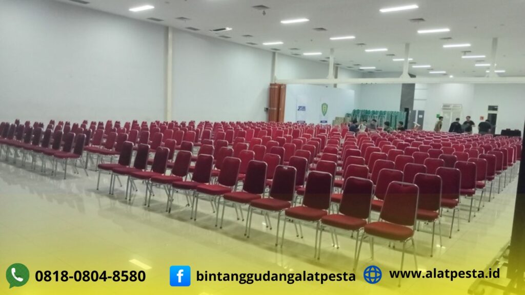 Jasa Sewa Kursi Susun Futura Merah Di Jakarta