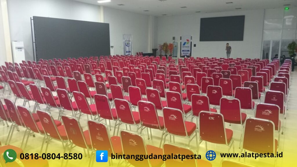 Jasa Sewa Kursi Susun Futura Merah Di Jakarta