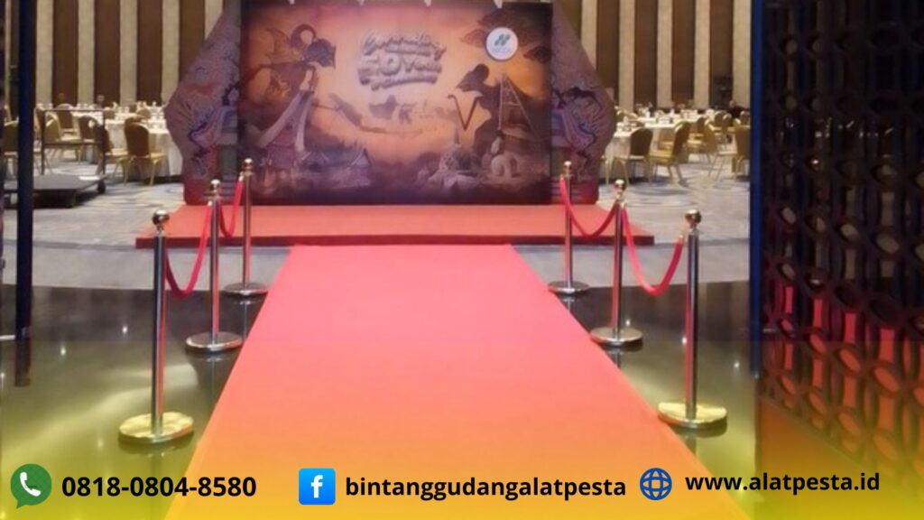 Sewa Karpet Jalan Merah Panggung Dan Flooring Area Jakarta