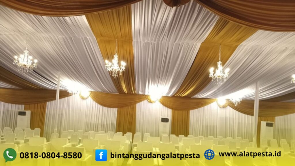 Sewa Tenda Konvensional Serut Putih di Jakarta