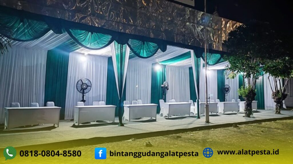 Sewa Tenda Konvensional Serut Putih di Jakarta