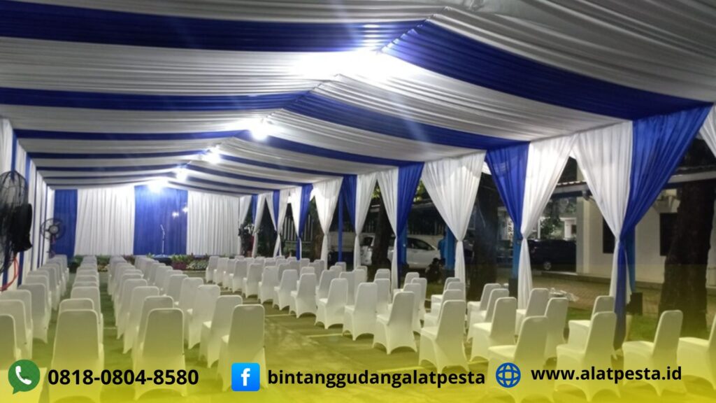 Sewa Tenda Konvensional Serut Putih di Jakarta
