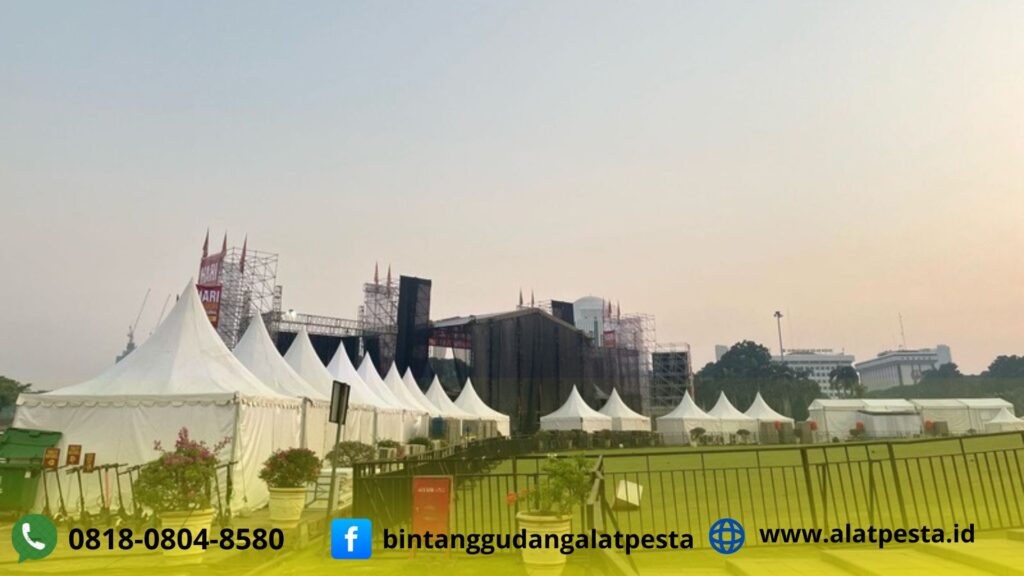 Sewa Tenda Kerucut Puluhan Unit Harga Lebih Murah Daerah Jakarta