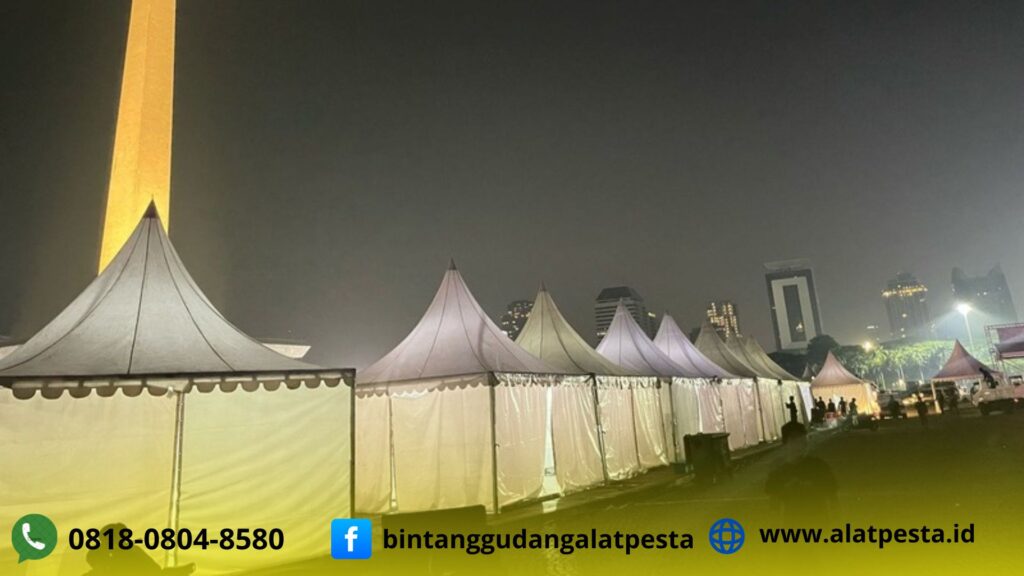 Sewa Tenda Kerucut Puluhan Unit Harga Lebih Murah Daerah Jakarta