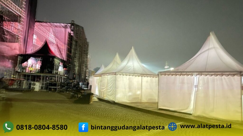 Sewa Tenda Kerucut Puluhan Unit Harga Lebih Murah Daerah Jakarta