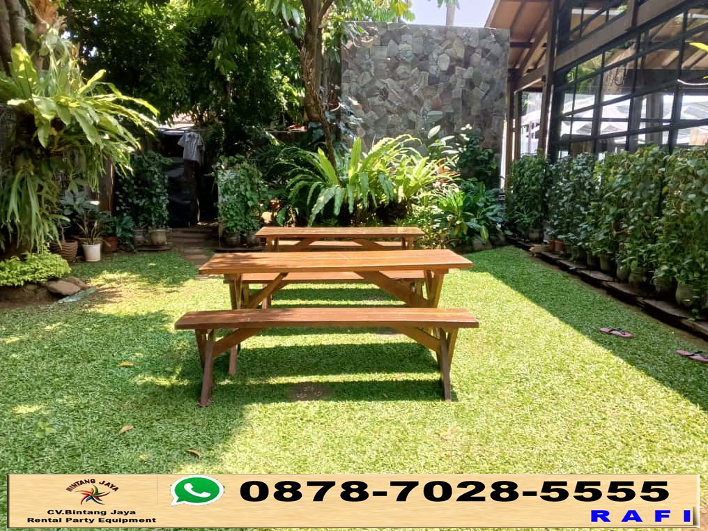 Jasa Sewa Bangku Taman Kayu Type Extra Bogor