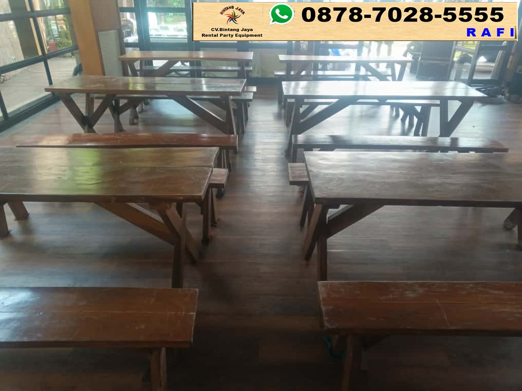 Jasa Sewa Bangku Taman Kayu Type Extra Bogor