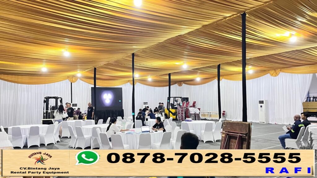 Jasa Sewa Tenda Serut Datar PT.Ulti Tangerang Banten