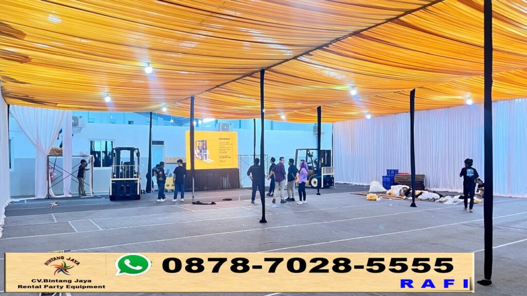 Jasa Sewa Tenda Serut Datar PT.Ulti Tangerang Banten