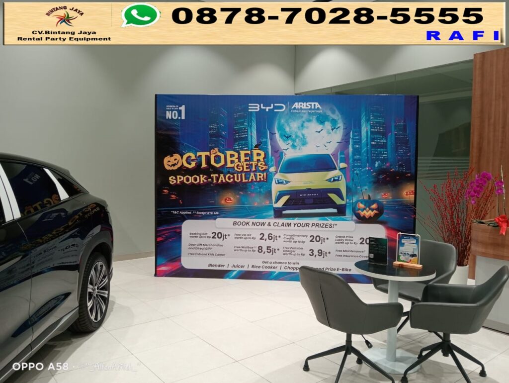 Jasa sewa Backdrop Event BYD Bekasi