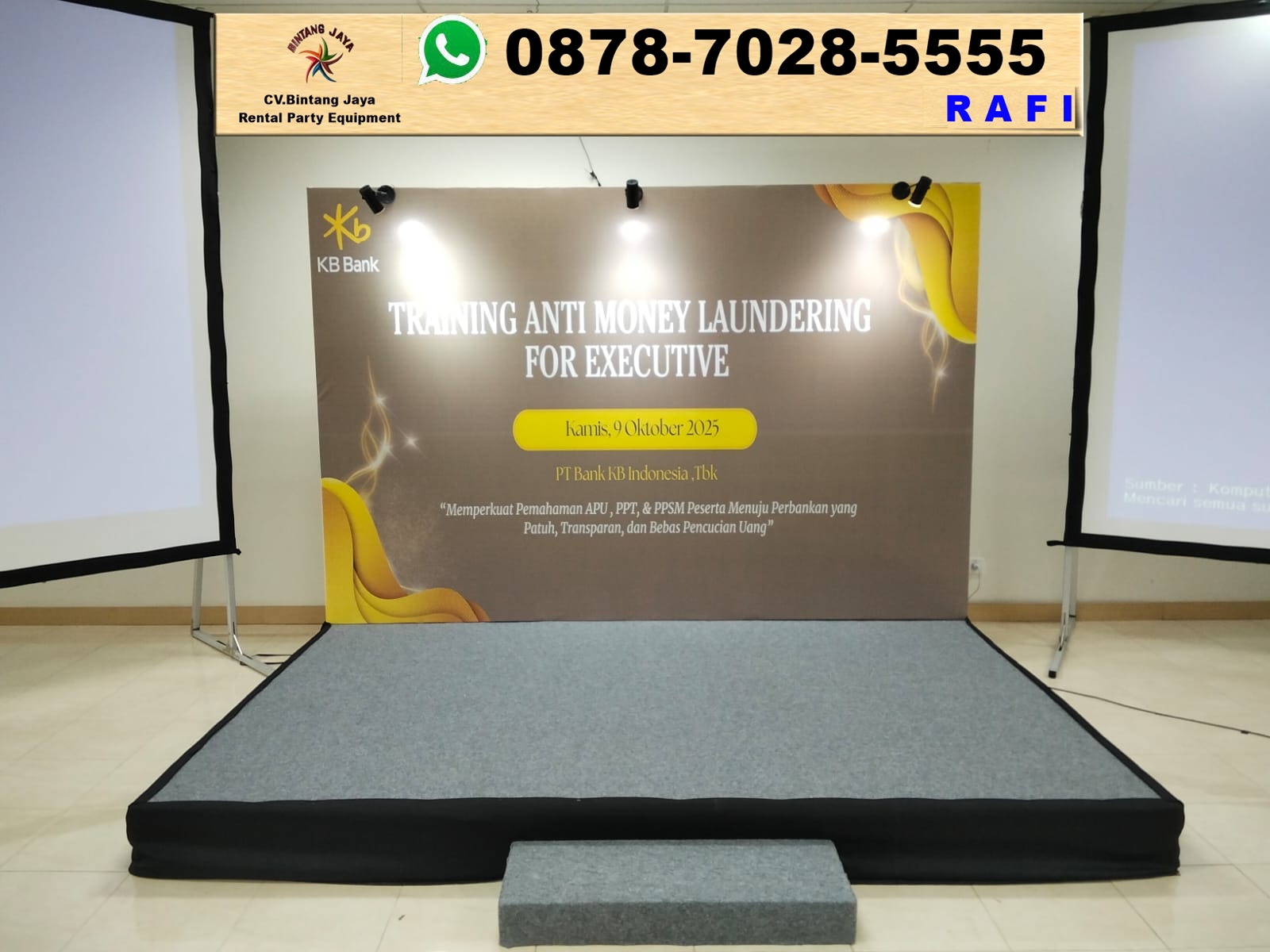 Pusat Sewa Panggung Indor Cover Karpet Jakarta