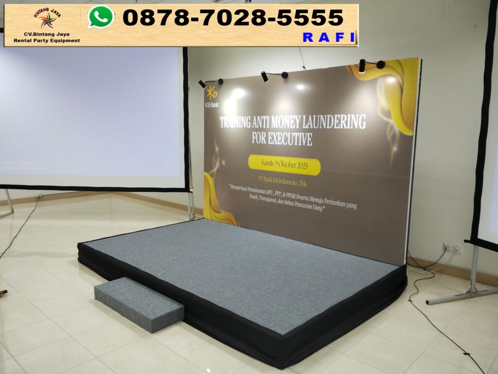 Pusat Sewa Panggung Indor Cover Karpet Jakarta