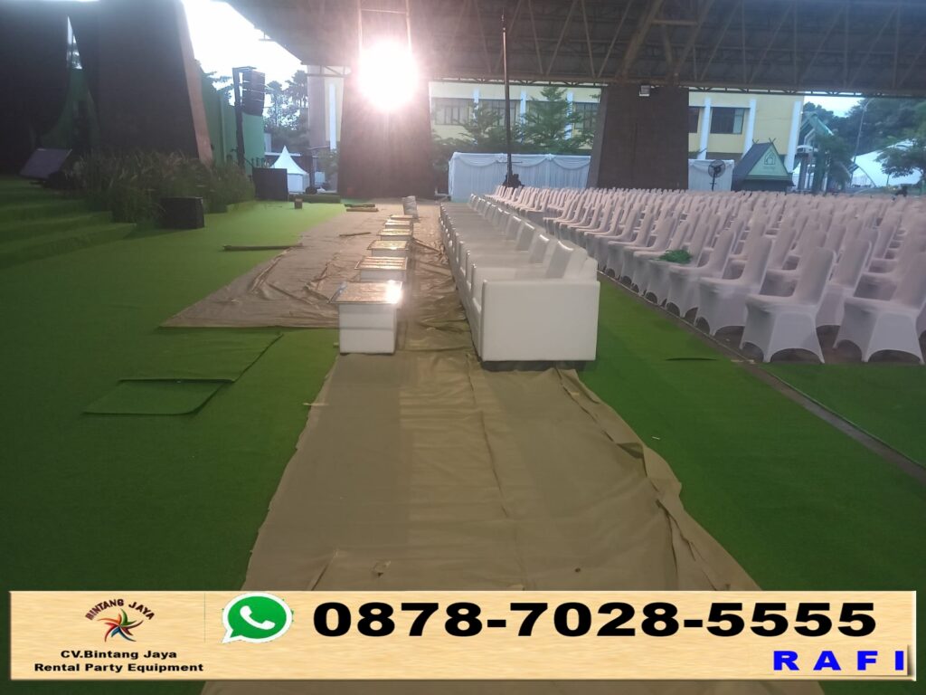 Rental Sewa Sofa Kotak Serta Meja VIP Menteng Jakpus