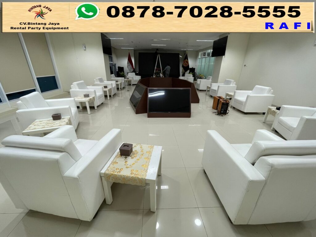 Rental Sofa Dan Meja Sudut Atau Meja Kotak Kecil Jakarta