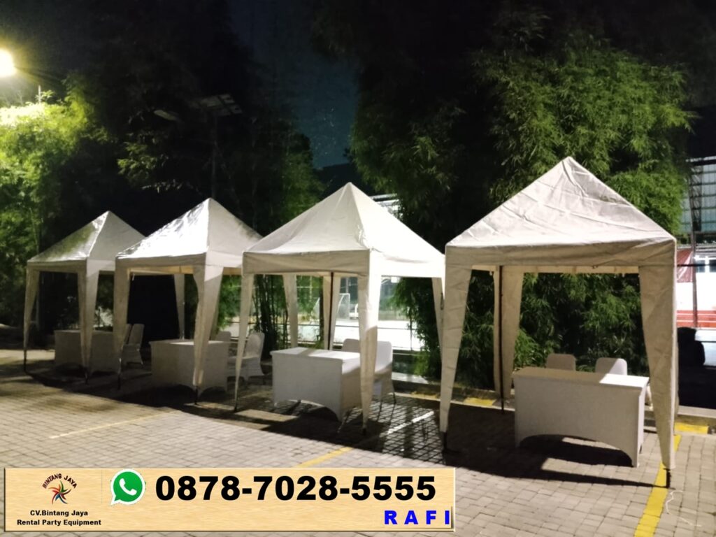 Rental Tenda Bazar 2x2m Plus Lampu Di Depok