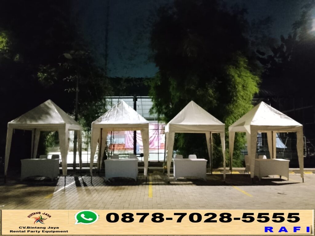 Rental Tenda Bazar 2x2m Plus Lampu Di Depok