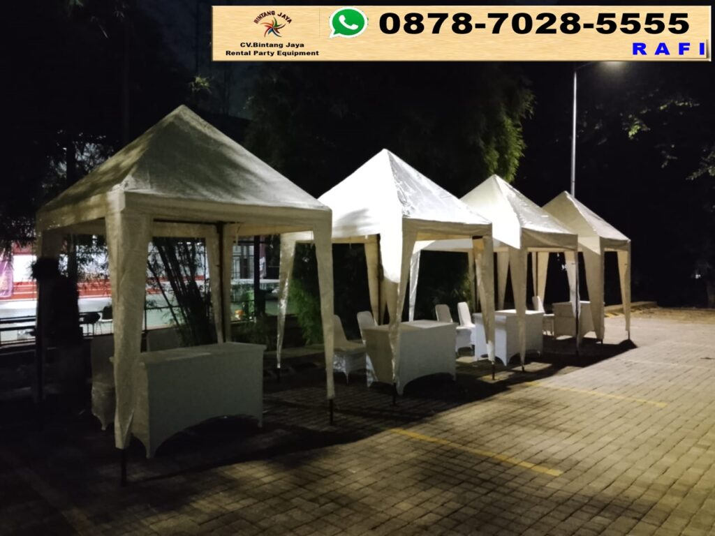 Rental Tenda Bazar 2x2m Plus Lampu Di Depok