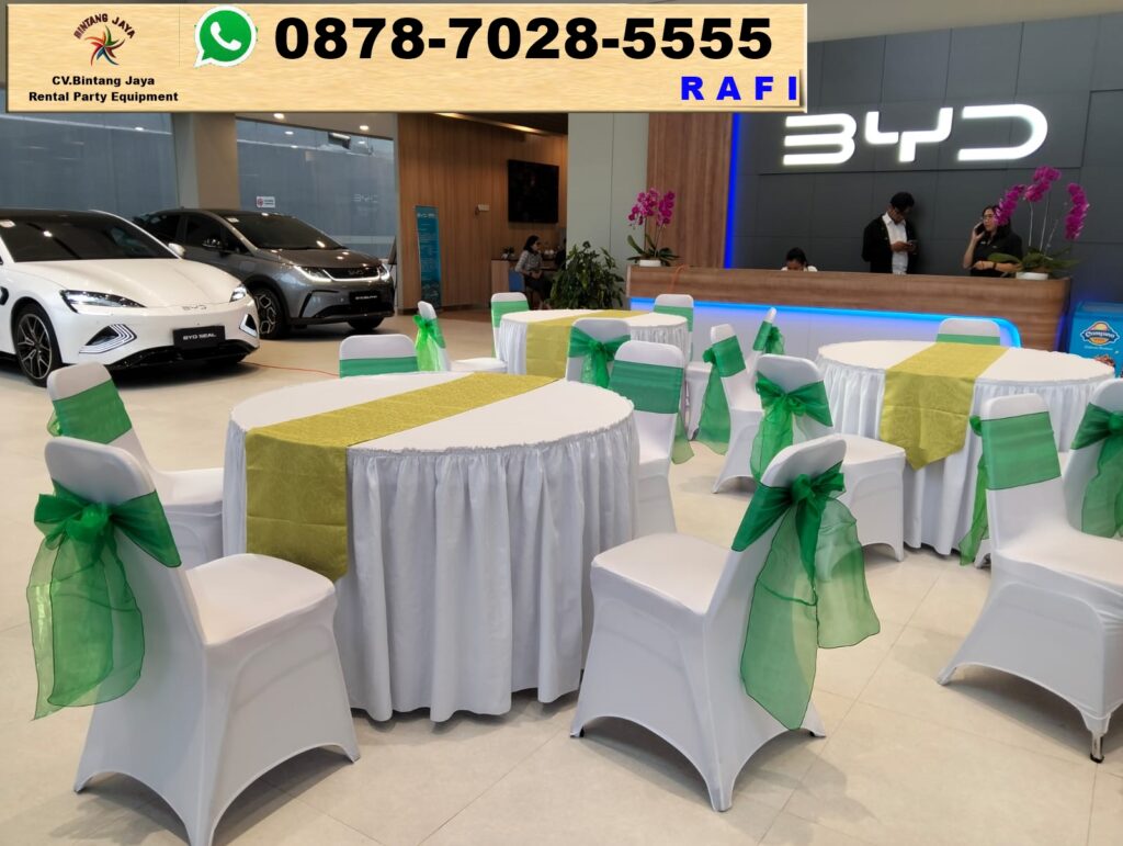 Pusat Sewa Meja Bundar Aneka Diameter di Bandung