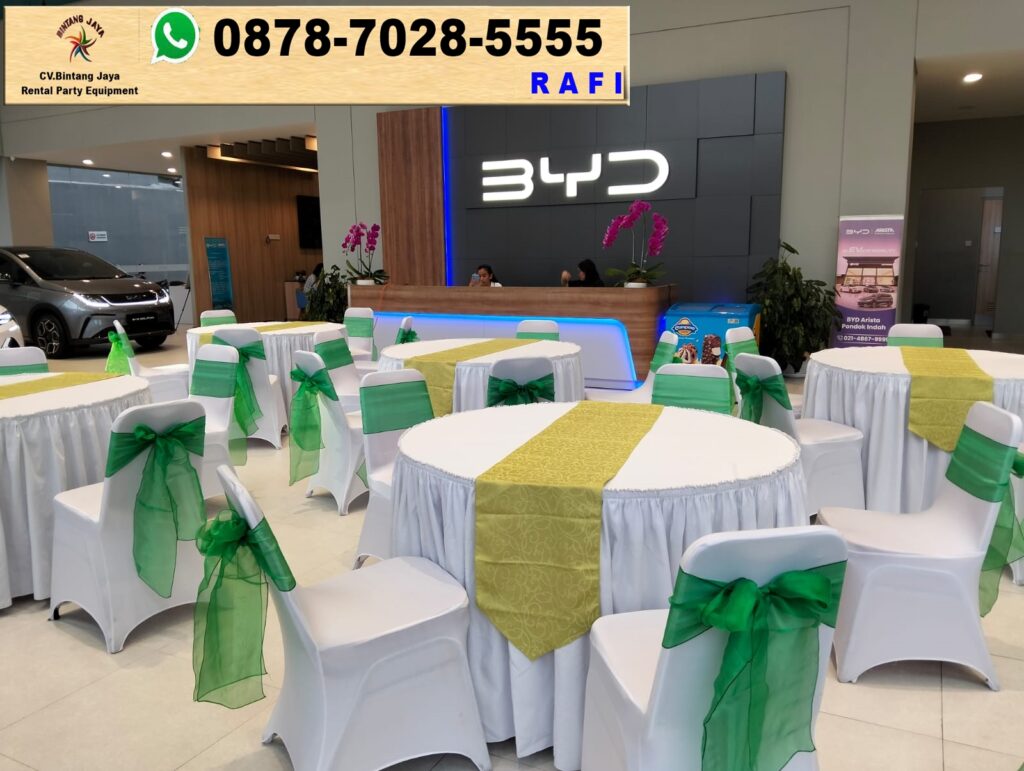 Pusat Sewa Meja Bundar Aneka Diameter di Bandung