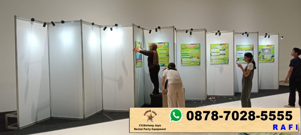Tempat Sewa Partisi Zig Zag Plus Lampu Di Jakarta
